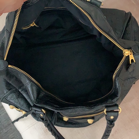Black Balenciaga City Bag Giant Gold Hardware - Picture 6 of 8